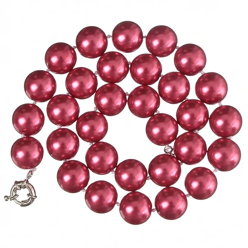 Collier perle rose – Image 3