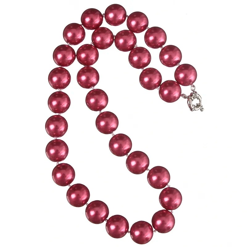 Collier perle rose – Image 2