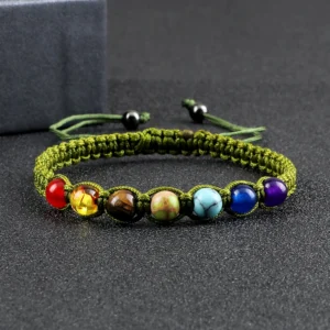 Bracelet perle 7 chakras