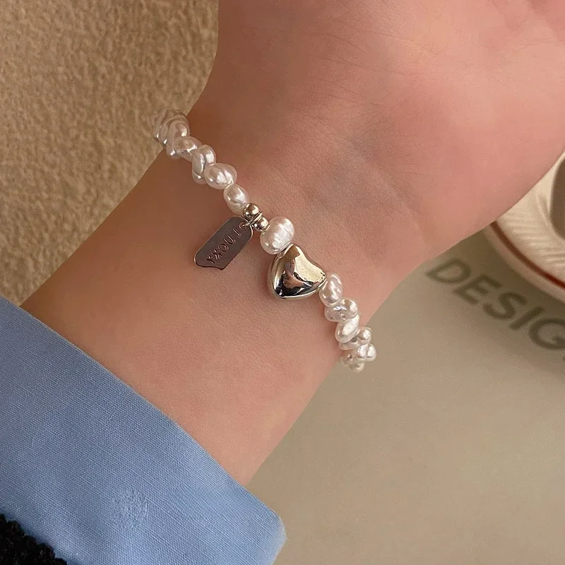 Bracelet argent perle femme – Image 5