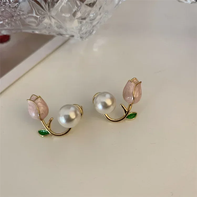 Boucle d'oreille perle femme – Image 6