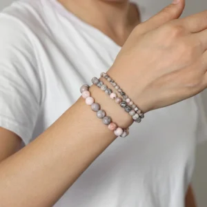 bracelet perle femme coloré