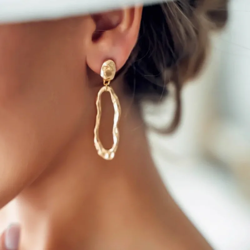 Boucle d'oreille vintage perle – Image 2