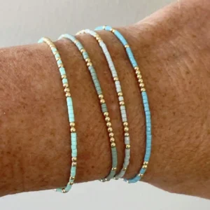 Bracelets perle turquoise