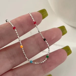 Bracelet fin perle femme