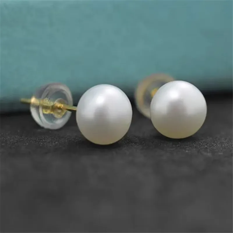 Boucle d'oreille perle eau douce – Image 2