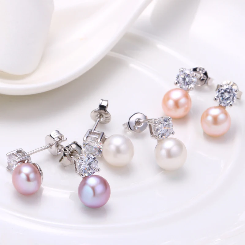 Boucle d'oreille grosse perle – Image 3