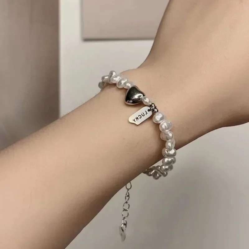 Bracelet argent perle femme – Image 3