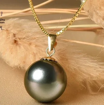 Collier perle noire – Image 5