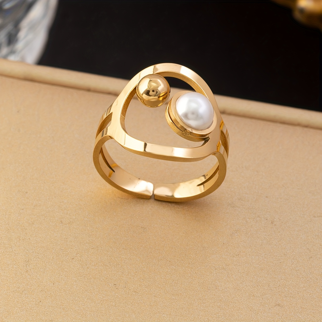 Parure bijoux femme plaqué or – Image 6