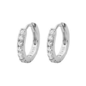 Boucle d'oreille perle strass