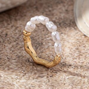 Bague femme perle
