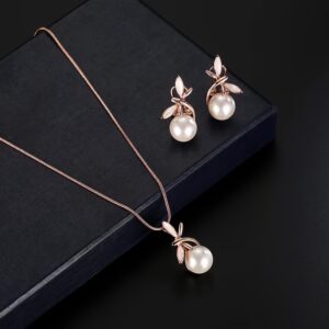 ensemble collier boucle d'oreille