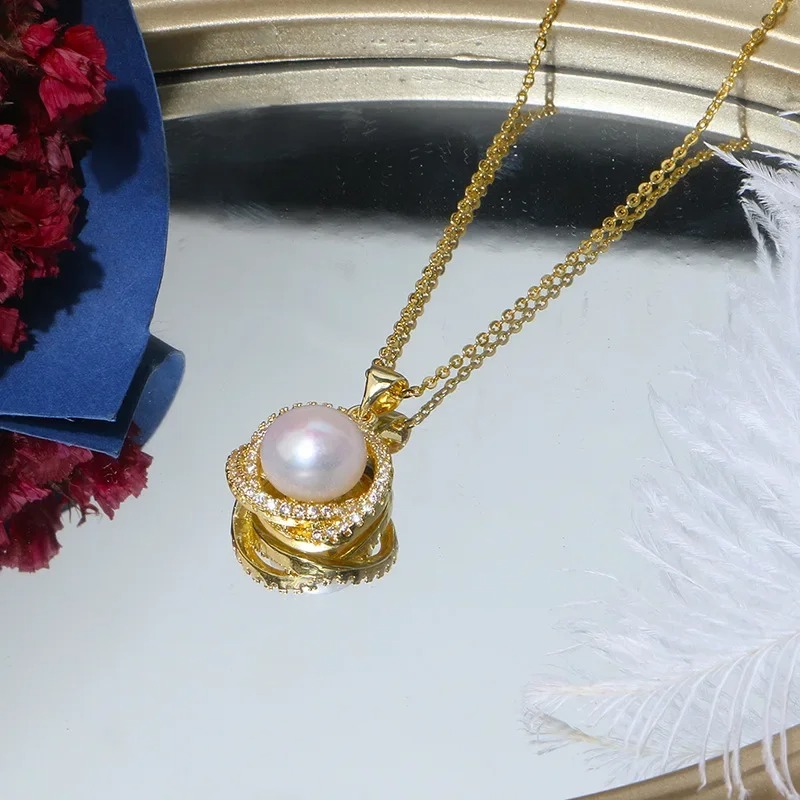 Parure bijoux perle blanche – Image 7