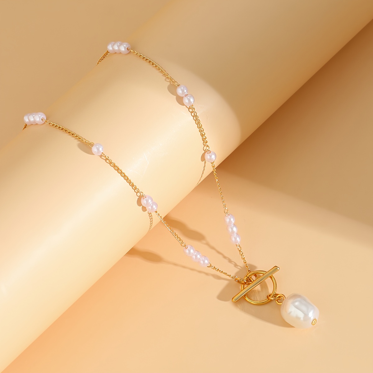 accessoire collier baroque perle