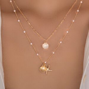 Collier plaqué or perle