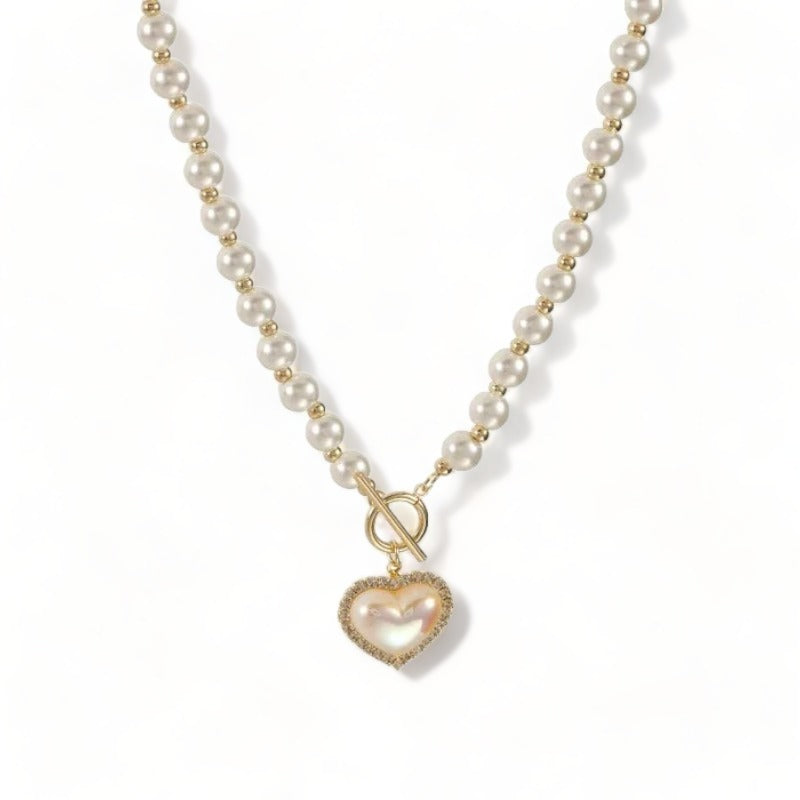 collier perle vintage