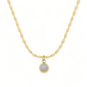 Collier perle plaqué or