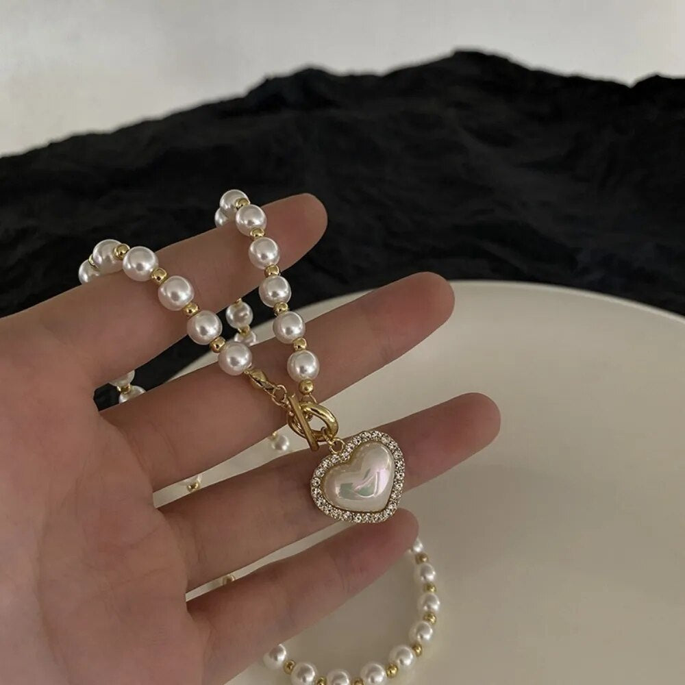collier perle pour femme