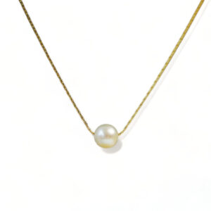 collier or et perle