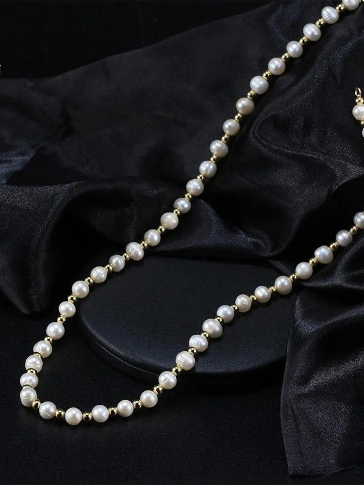 Bijou élégant perle argent