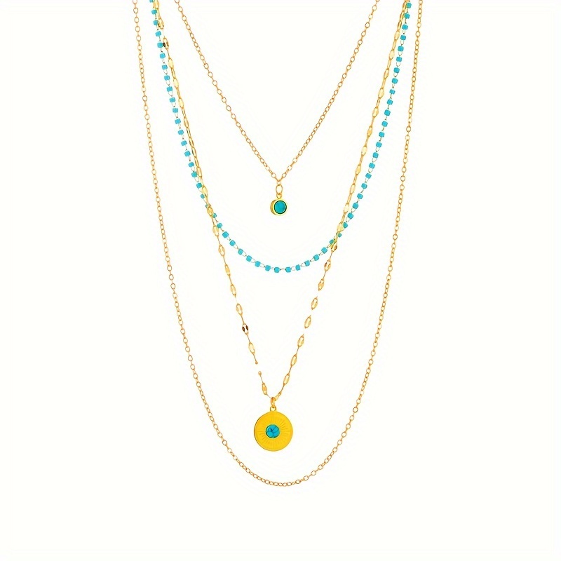 Collier perles turquoise – Image 5