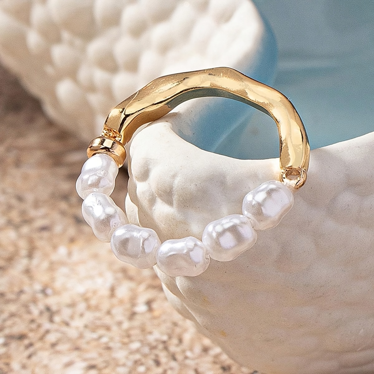 Bague femme perle – Image 2