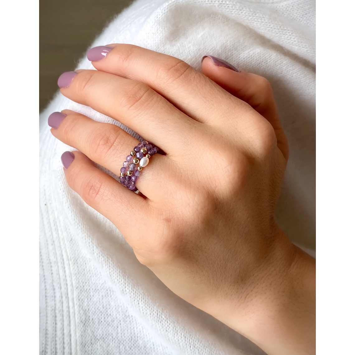 accessoire raffiné perle couleur