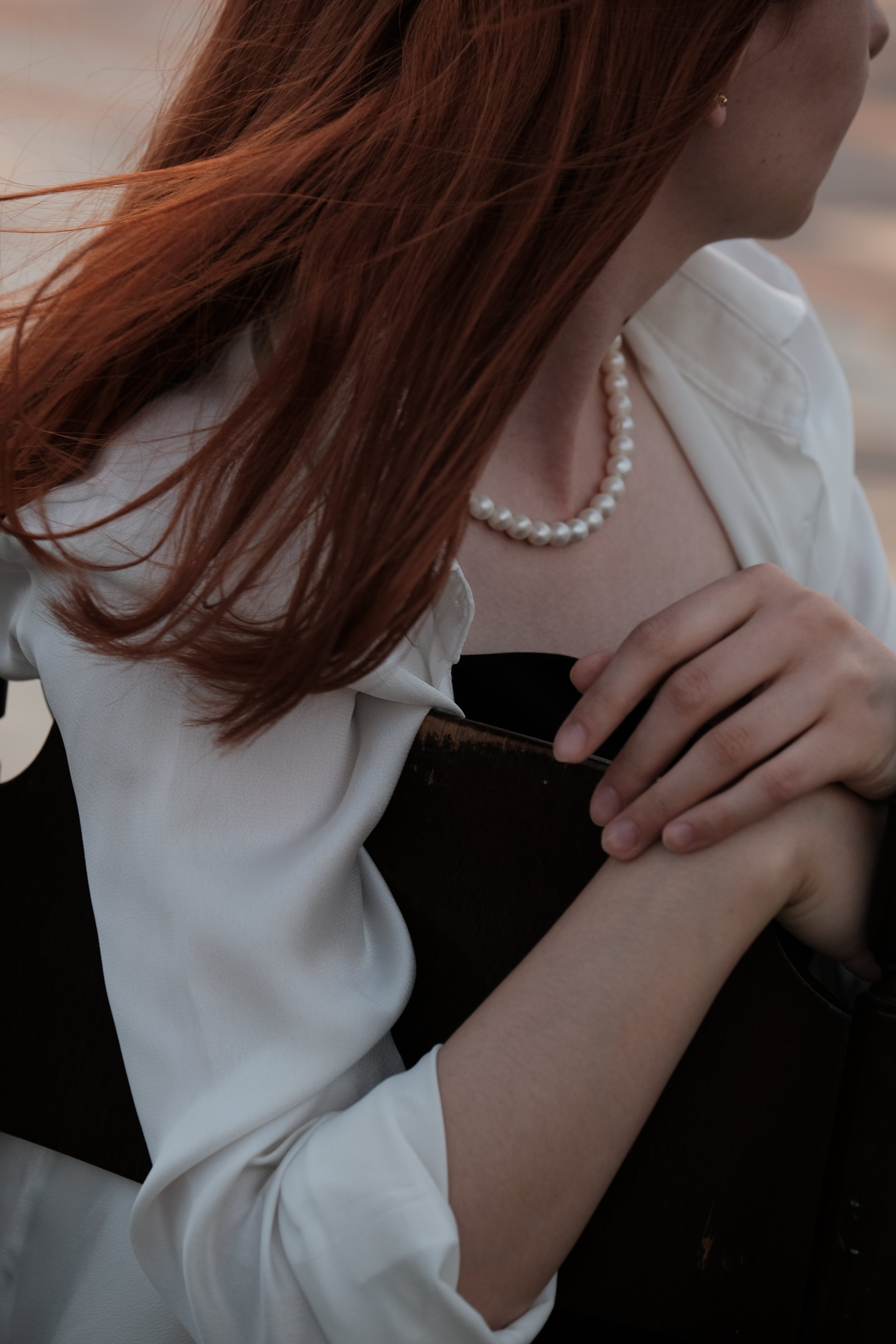Collier perle blanche - collierperle.com