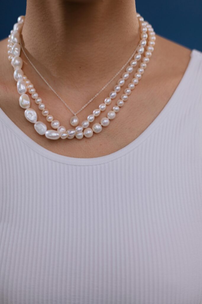 collier perle blanche - collierperle.com