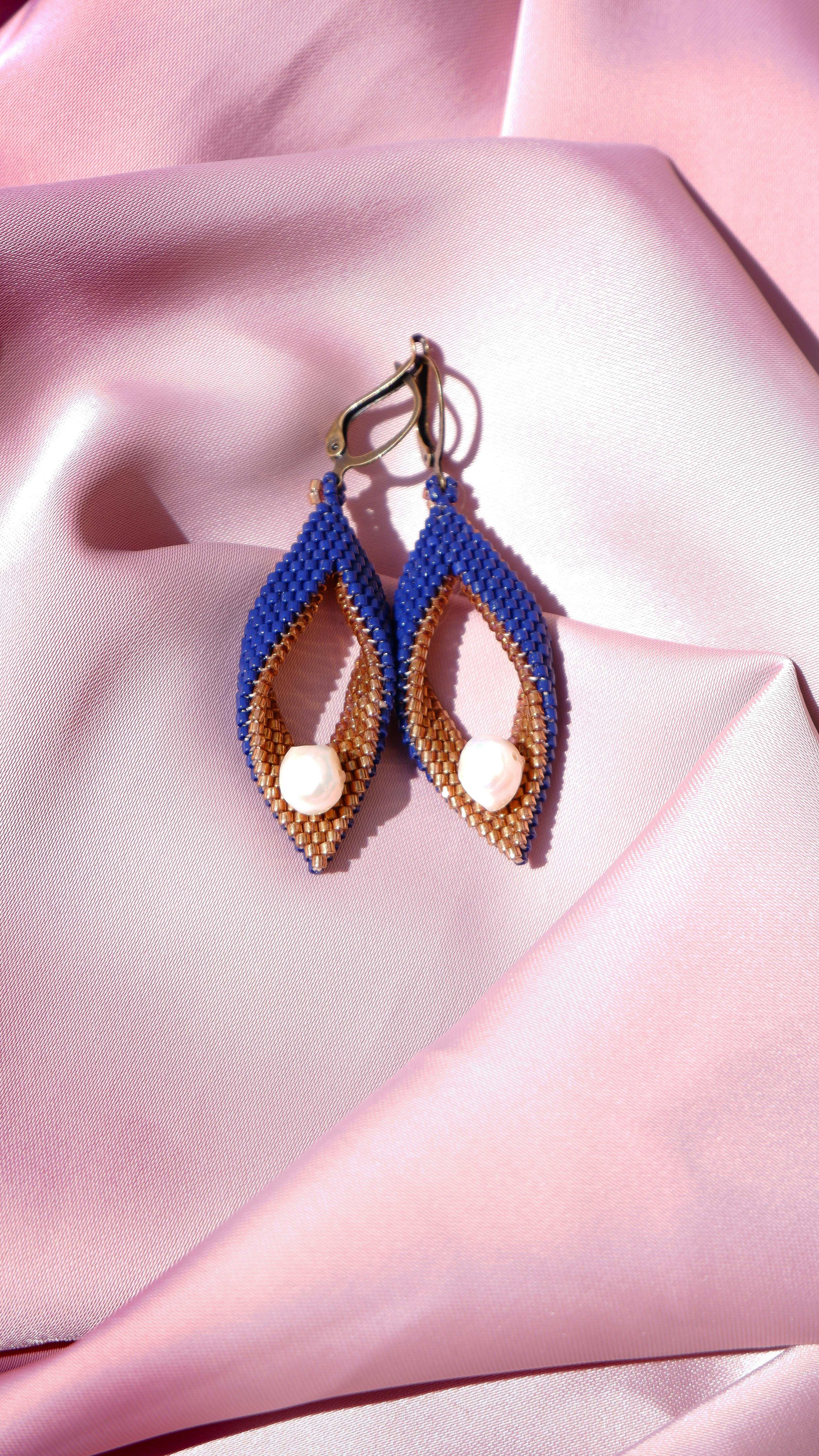 boucle d'oreille perle - collierperle.com